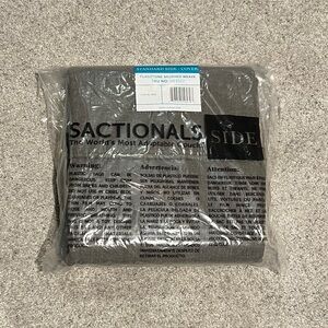 Lovesac Standard Side Cover in Flagstone Brushed Weave